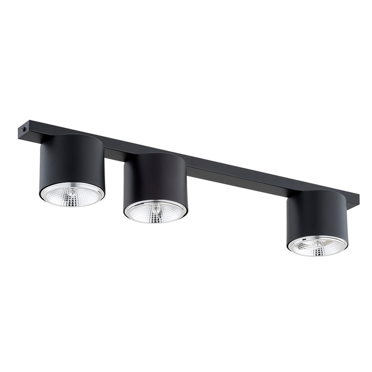 Faretto da soffitto Nano in acciaio nero