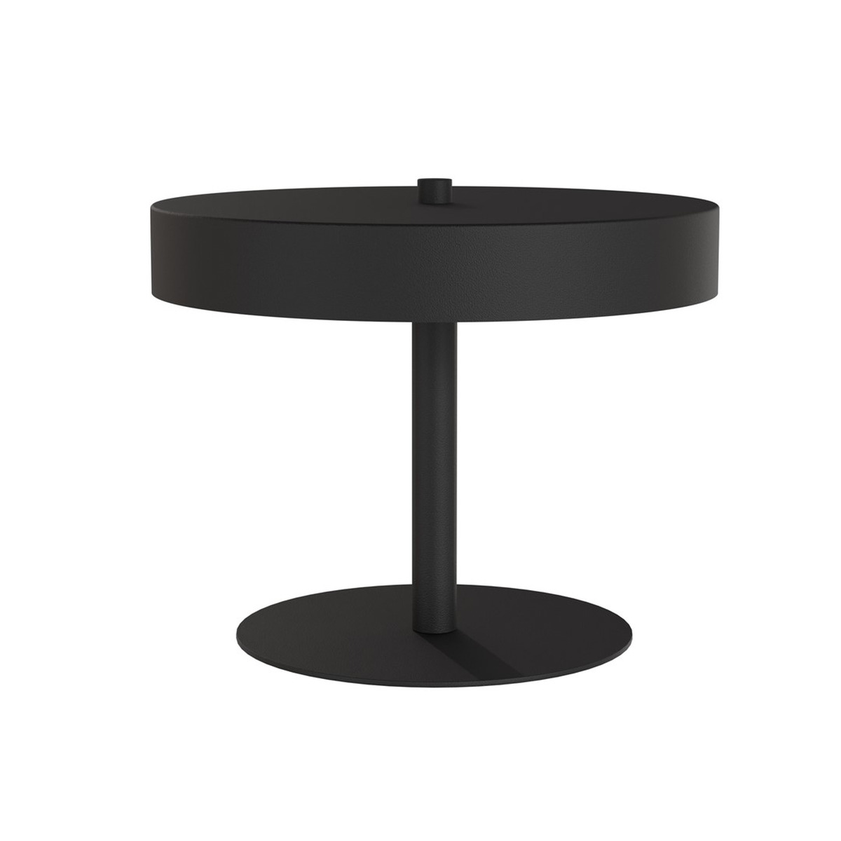 Lampada da tavolo Nemo in acciaio nero opaco