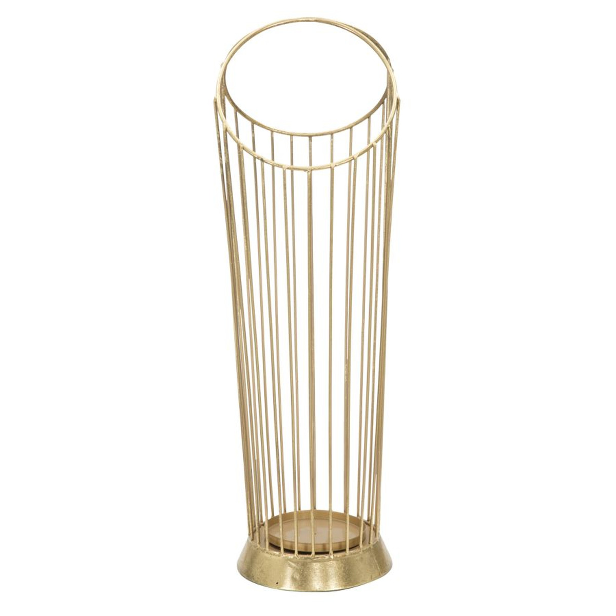 Kendra Home - Porta Ombrelli VKH329, Oro, 25,5x18,5x60 cm