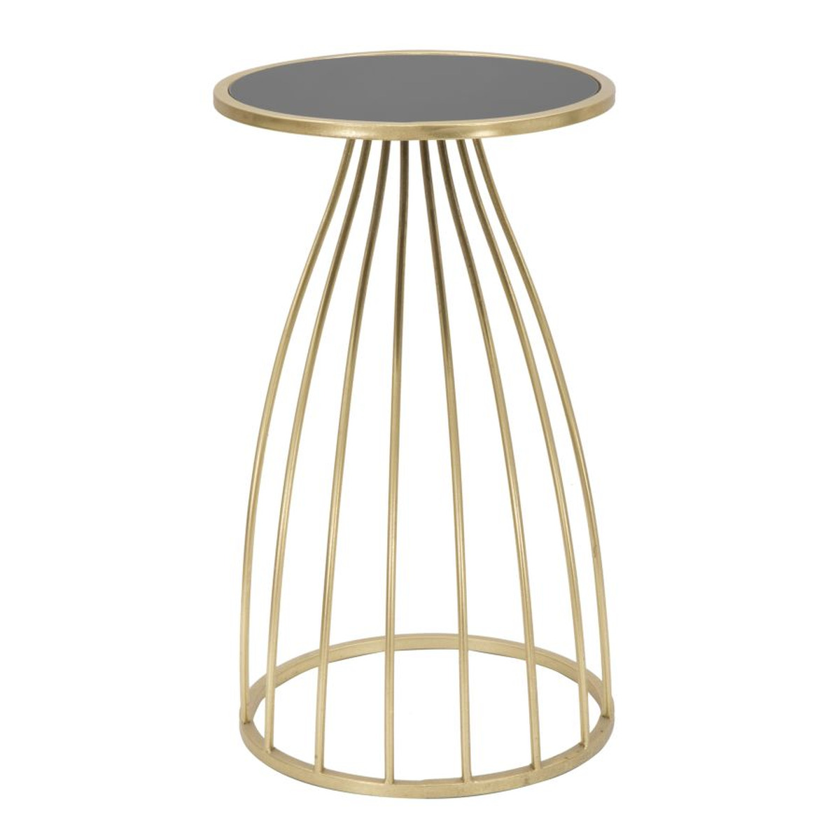 Kendra Home - Tavolino VKH548, Oro, 35x35x60 cm