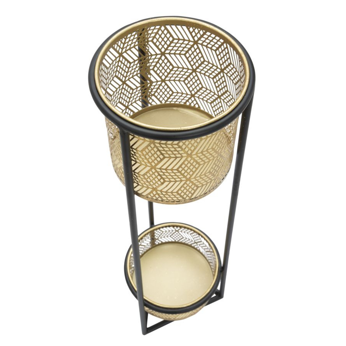 Kendra Home - Vaso per Piante VKH685, Oro, 23x23x80 cm