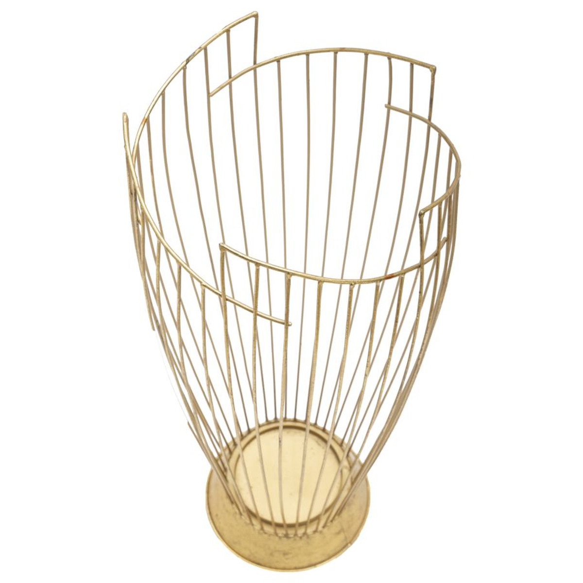 Kendra Home - Porta Ombrelli VKH327, Oro, 28x28x69 cm