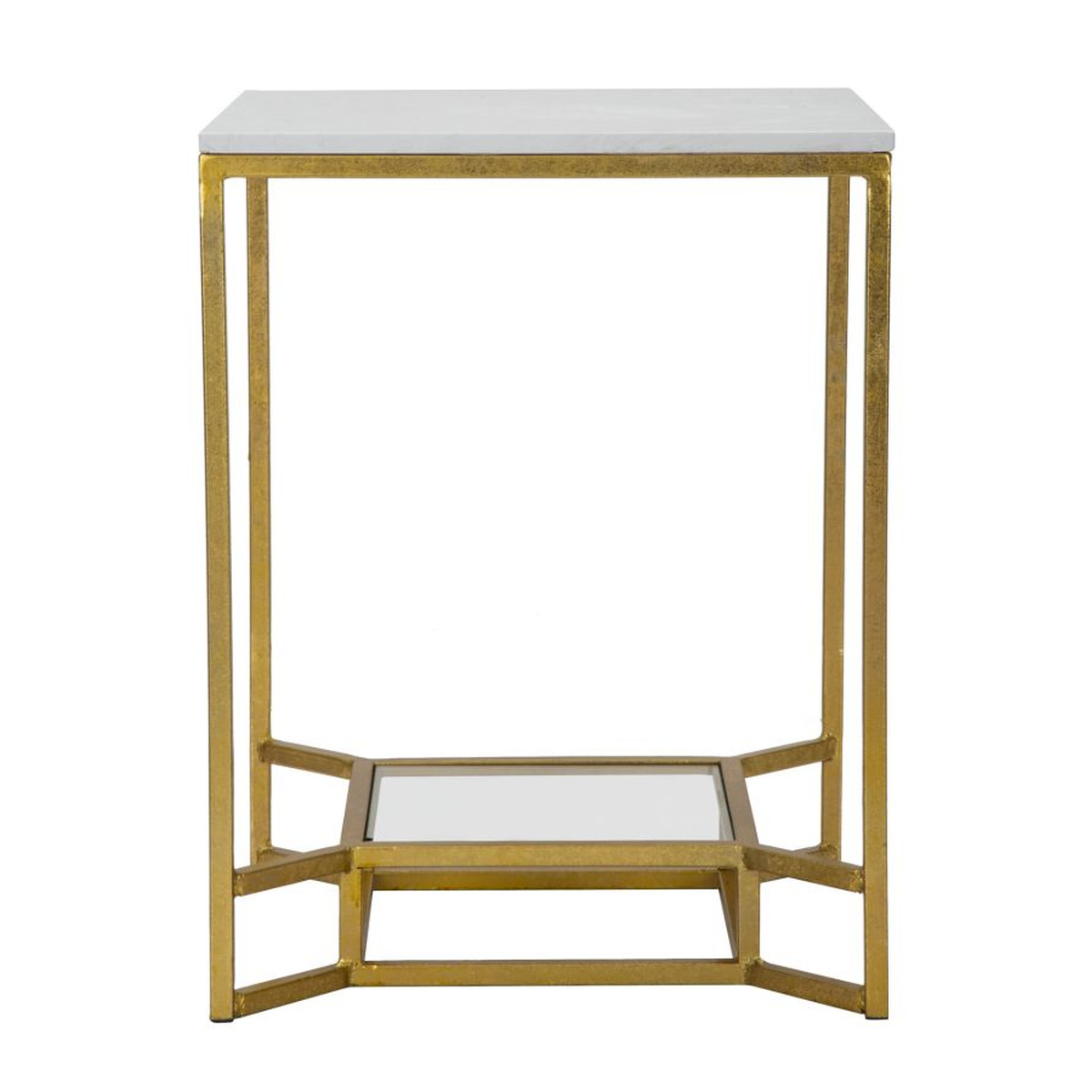 Kendra Home - Tavolino VKH536, Oro, 47x47x60 cm