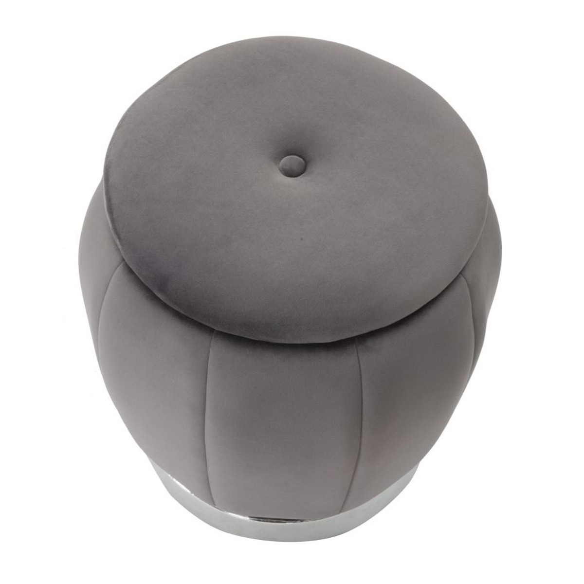 Kendra Home - Pouf VKH356, Grigio, 43x43x43 cm