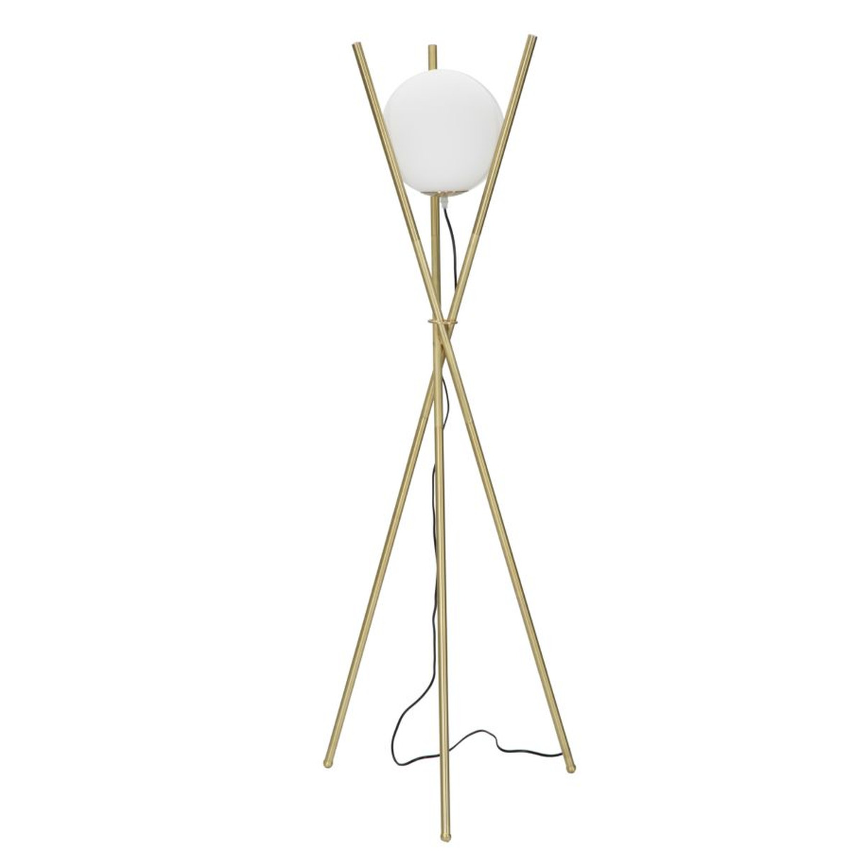 Kendra Home - Lampada da Terra VKH200, Oro, 55x55x155 cm