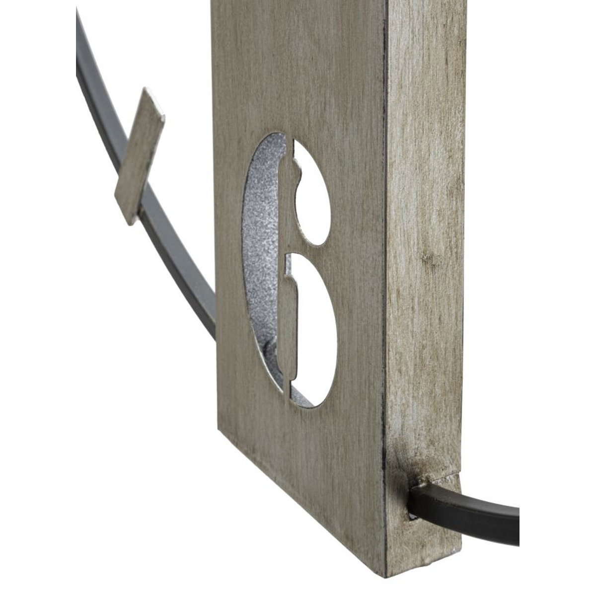 Kendra Home - Orologio da Parete VKH240, Argento, 61x4,5x63 cm