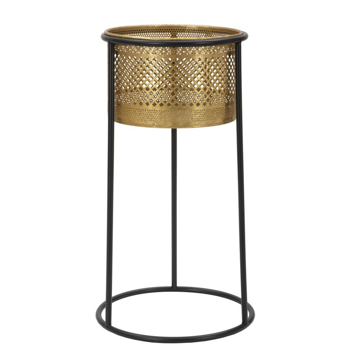 Kendra Home - Vaso per Piante VKH686, Oro, 25x25x50 cm