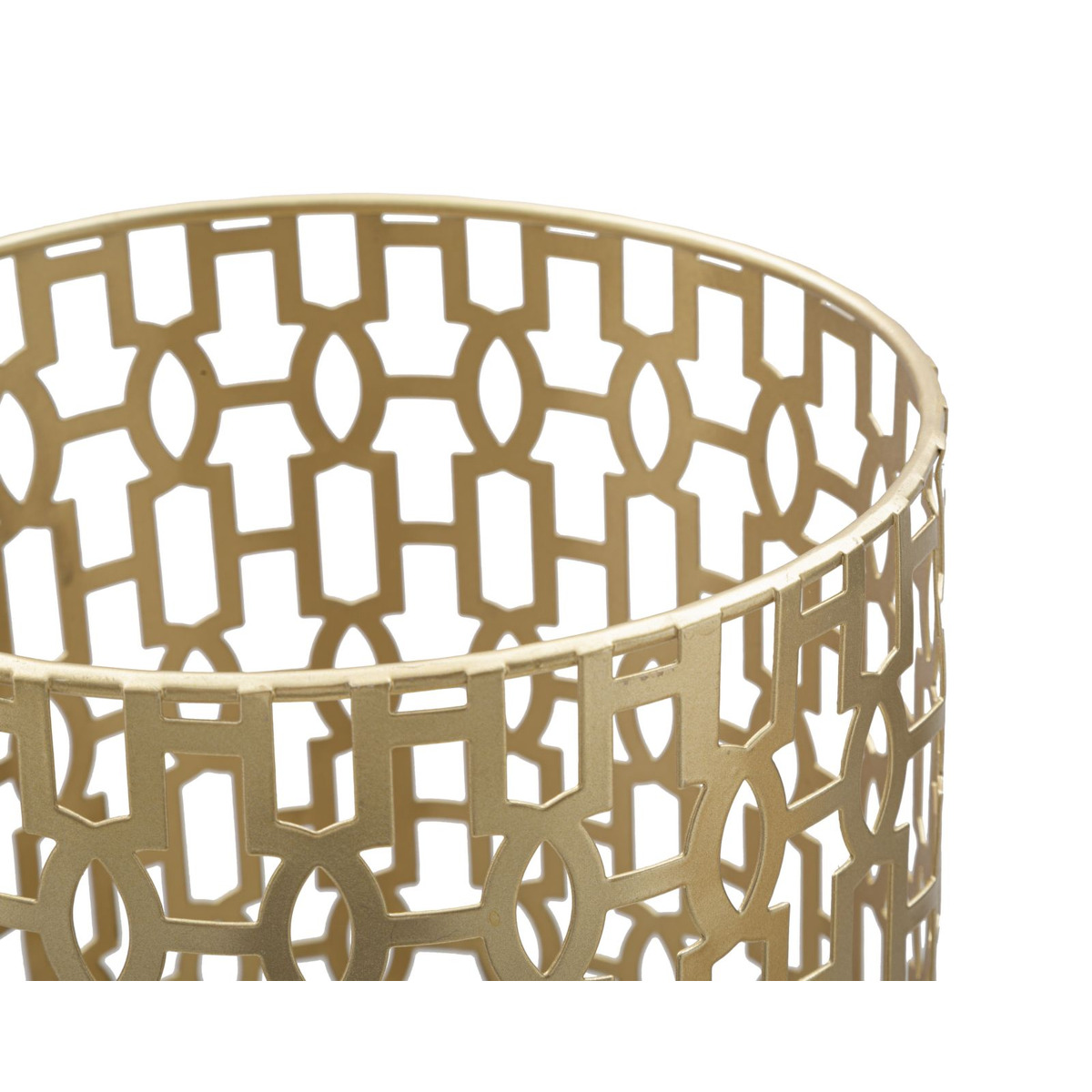 Kendra Home - Porta Ombrelli VKH333, Oro, 22,5x22,5x47,5 cm