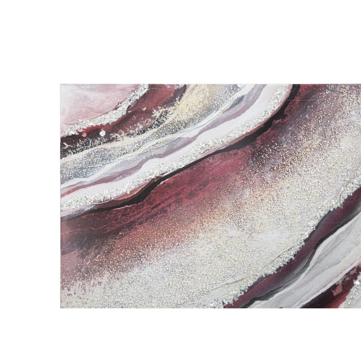 Kendra Home - Stampa su Tela Marmo 8, Multicolore, 80x2,8x80 cm