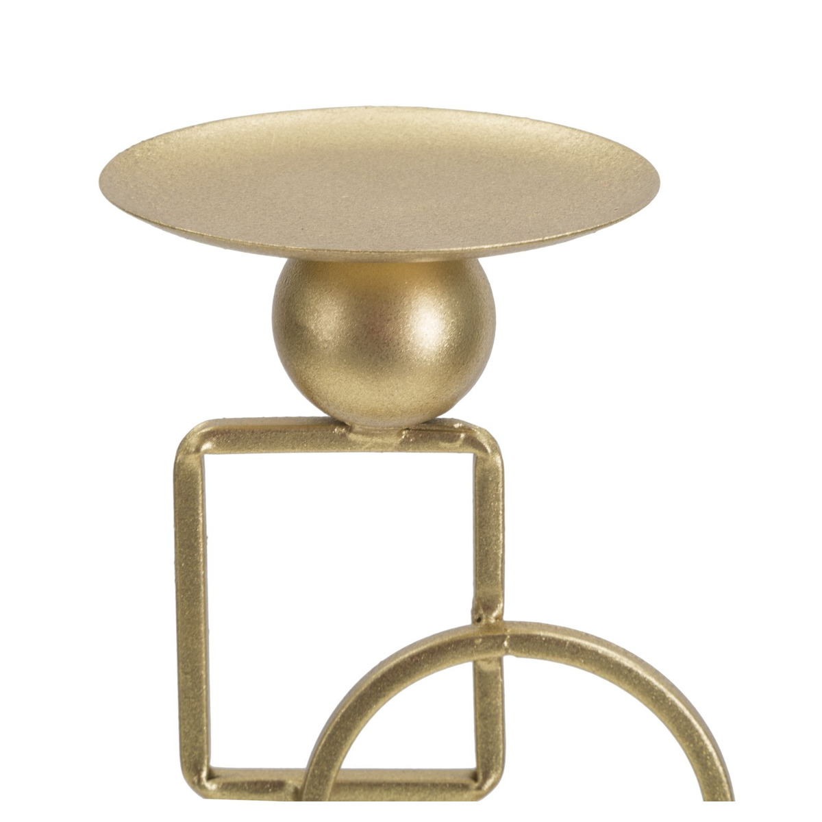 Kendra Home - Portacandela VKH343, Oro, 13x10x31,5 cm