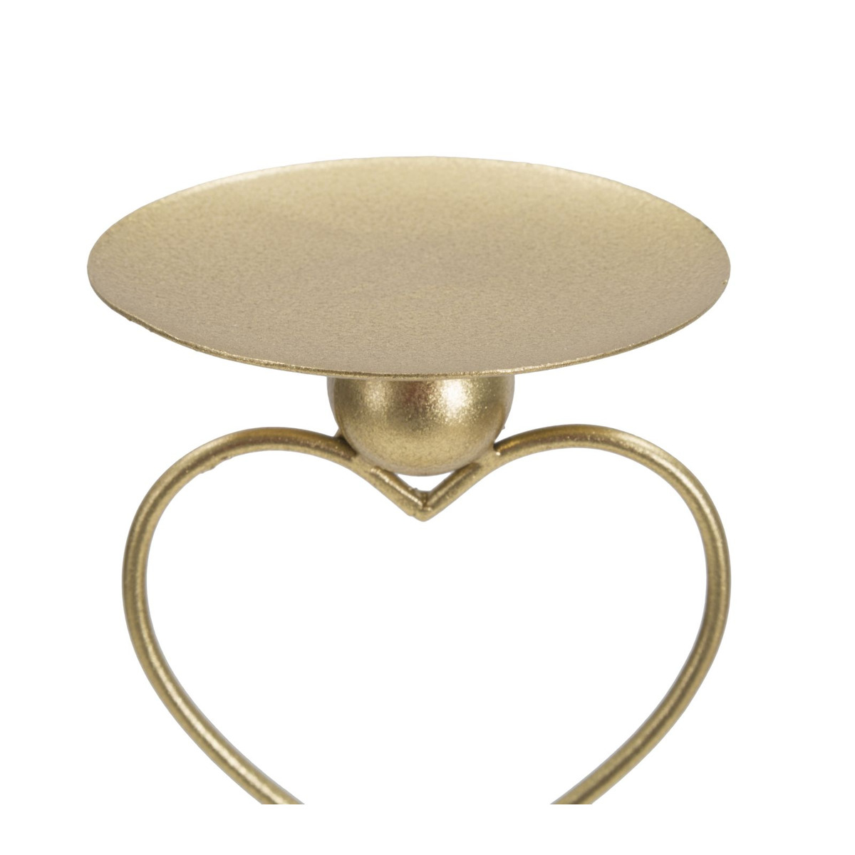 Kendra Home - Portacandela VKH345, Oro, 14,5x10x32,5 cm