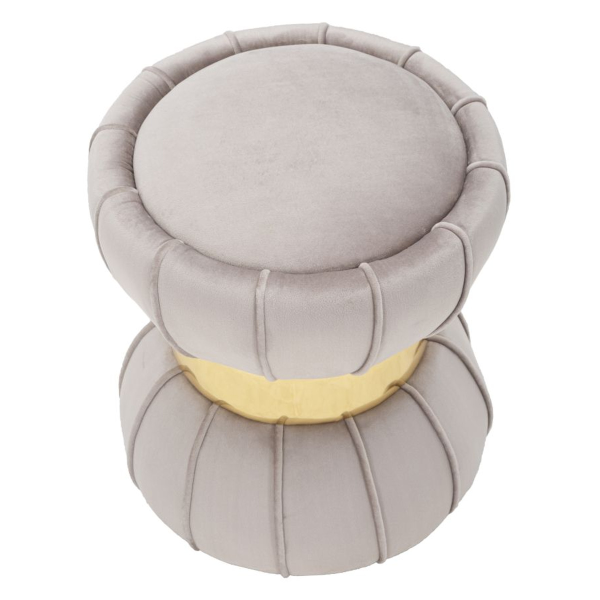 Kendra Home - Pouf VKH359, Grigio, 40x40x44 cm
