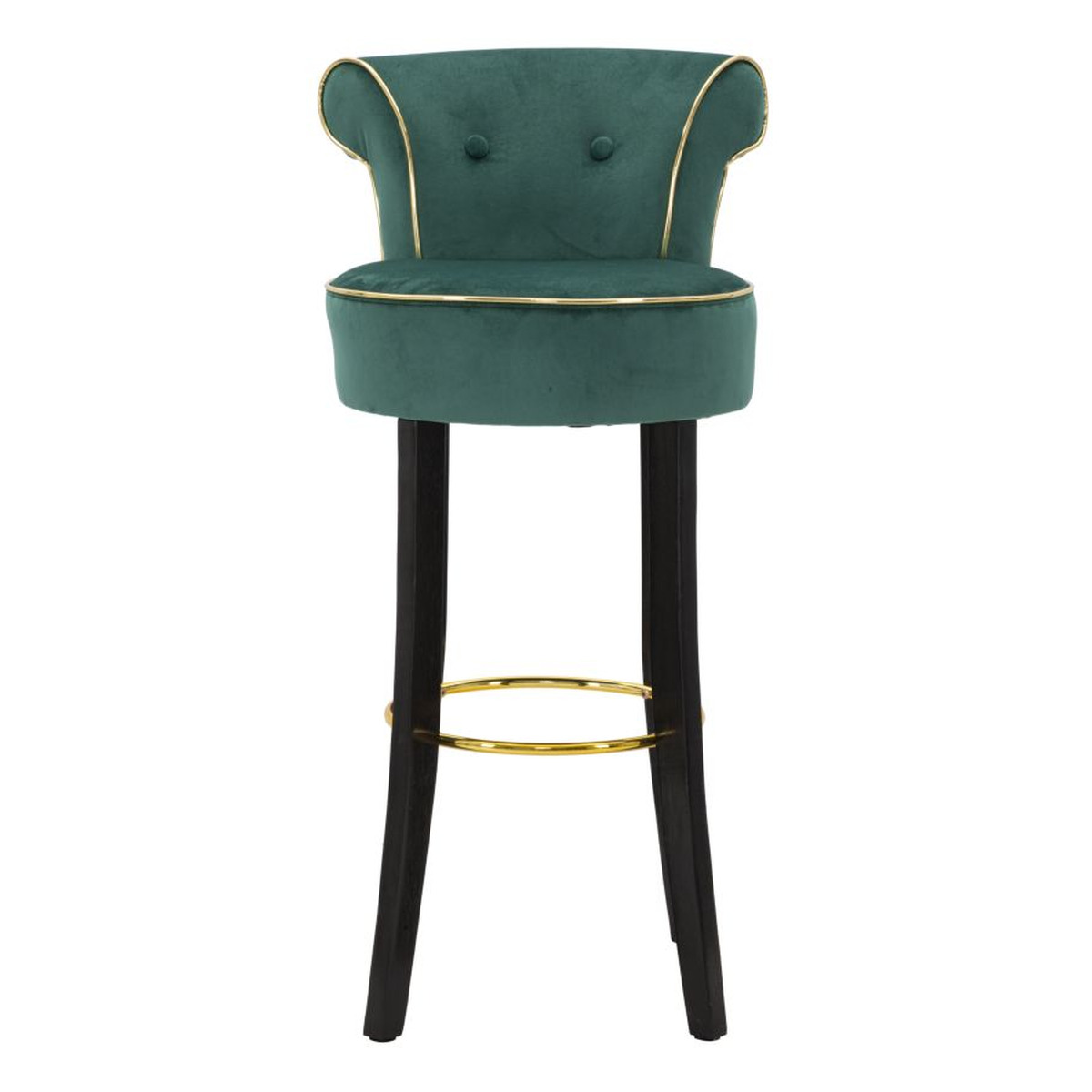 Kendra Home - Sgabello Alto VKH443, Verde, 46x48x96 cm