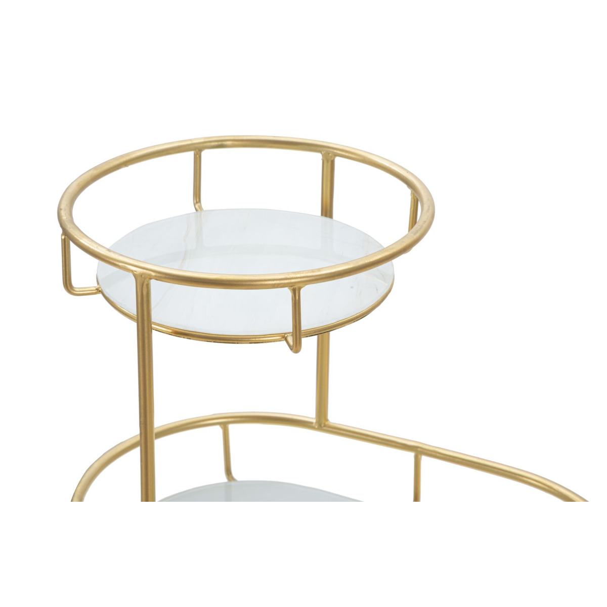 Kendra Home - Vassoio VKH690, Oro, 36x22,5x27 cm