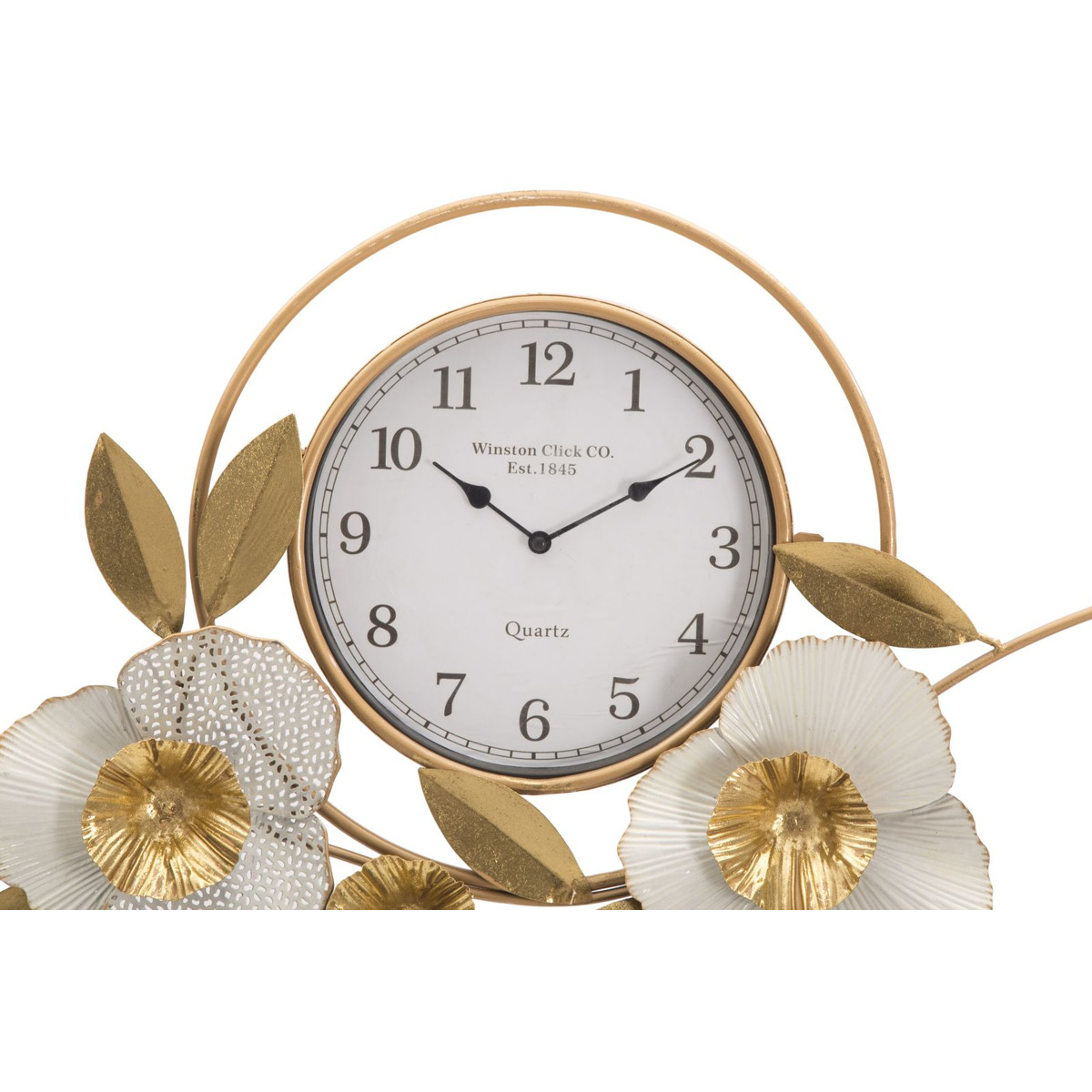 Kendra Home - Orologio da Parete VKH282, Oro, 92,5x8x45,5 cm