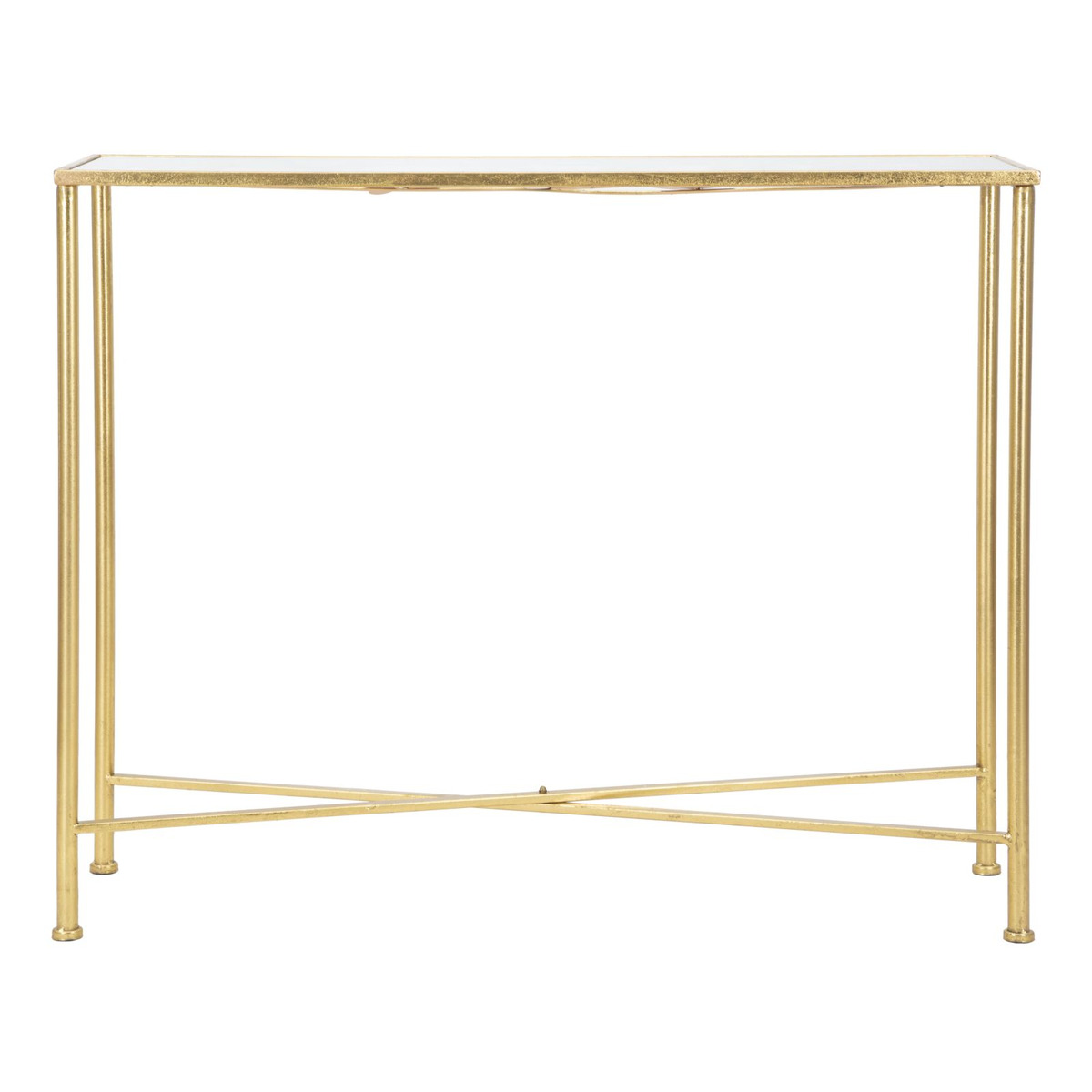 Kendra Home - Tavolo Consolle VKH629, Oro, 100x35x80 cm