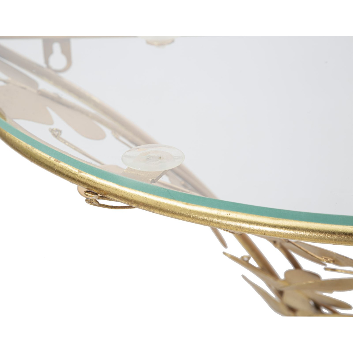 Kendra Home - Mensola Farfalla 19, Oro, 44,5x24,5x34,5 cm