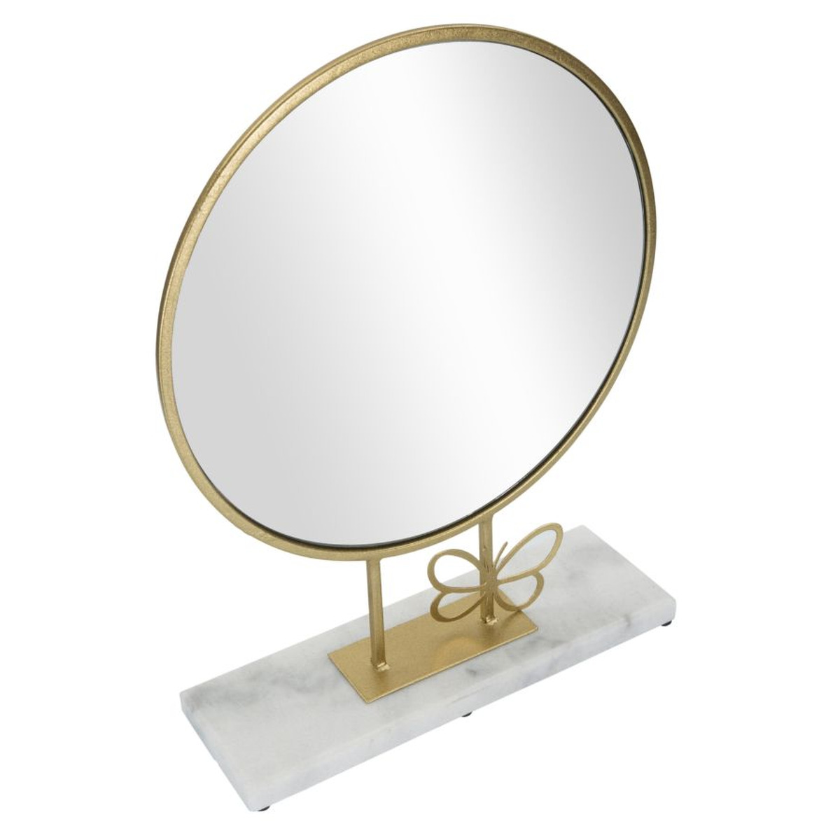 Kendra Home - Specchio con Cornice VKH504, Oro, 30x9x39,5 cm