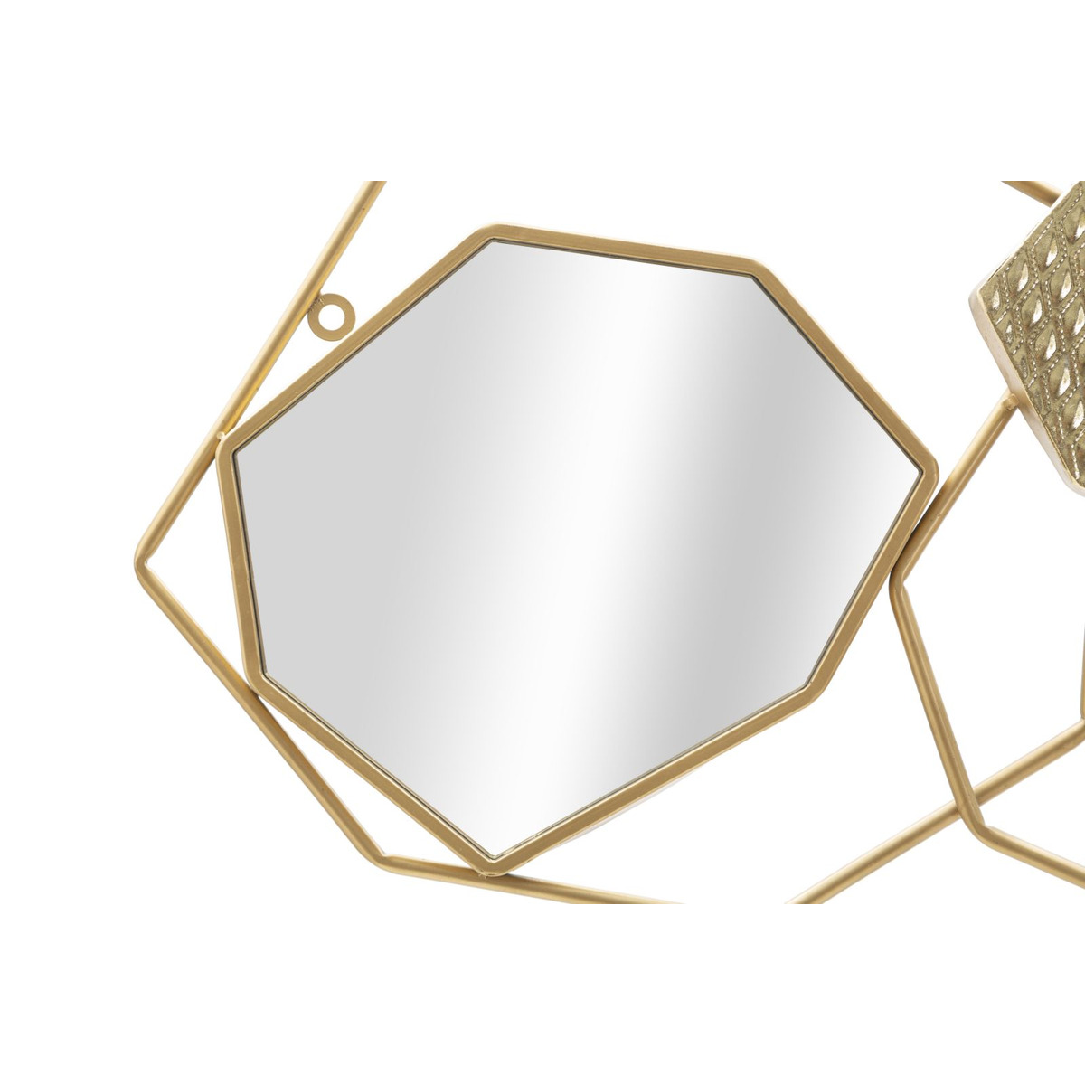 Kendra Home - Specchio con Cornice VKH501, Oro, 91x4x52 cm