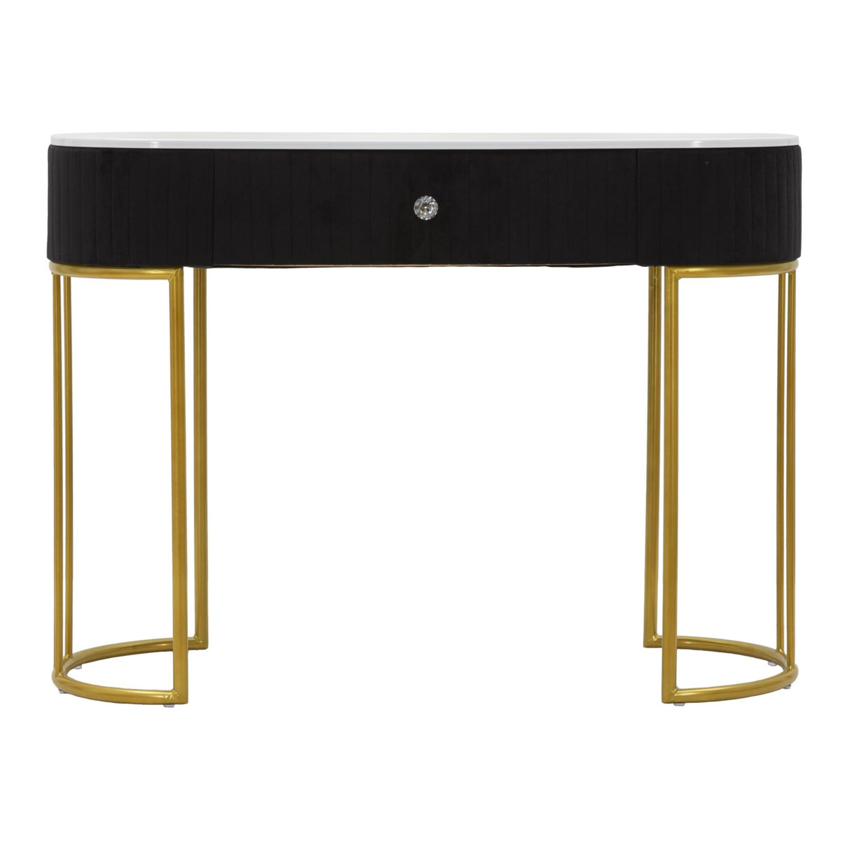 Kendra Home - Tavolo Consolle VKH614, Nero, 100x43x74 cm