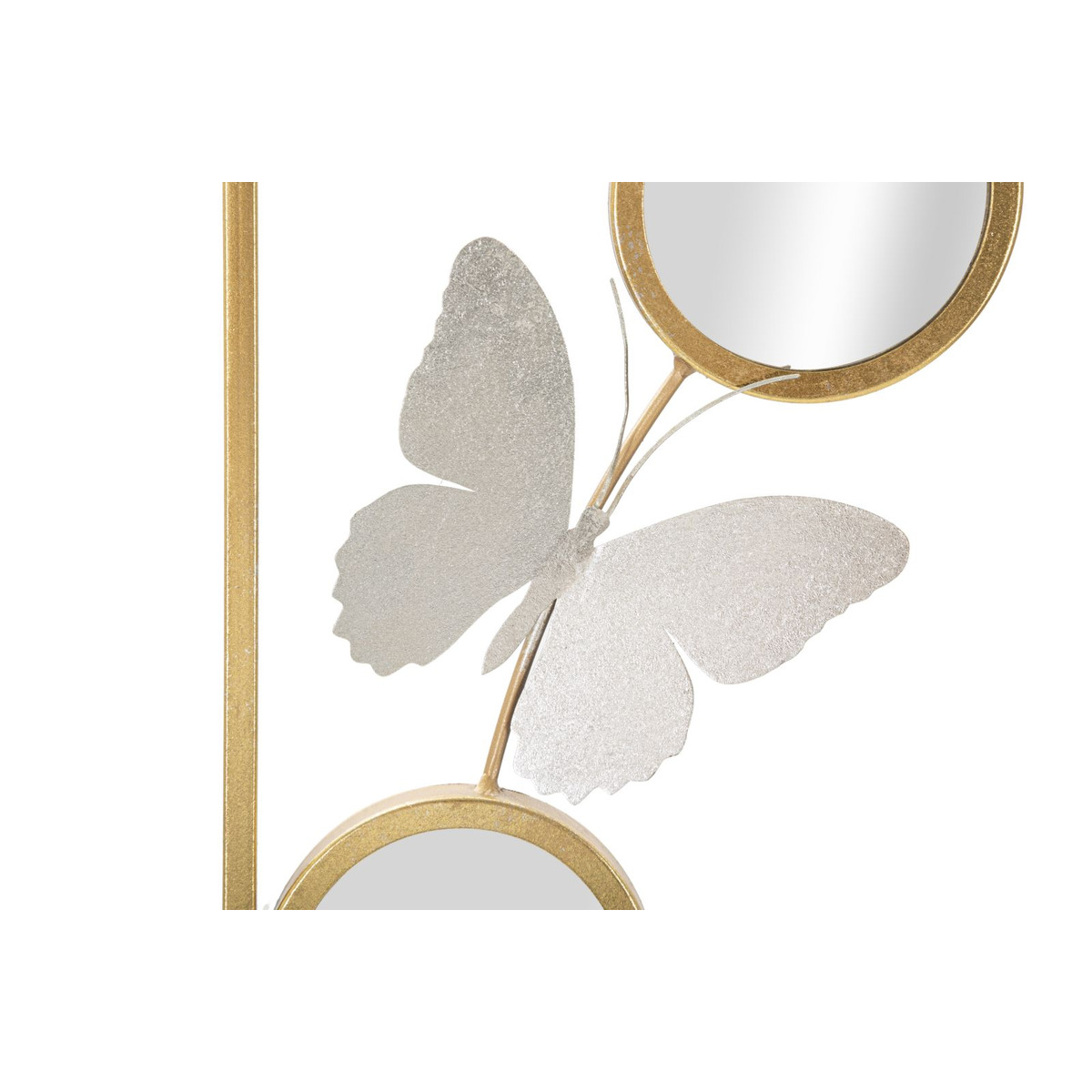 Kendra Home - Decorazione in Metallo 3D Farfalla 7, Multicolore, 31x2x90 cm