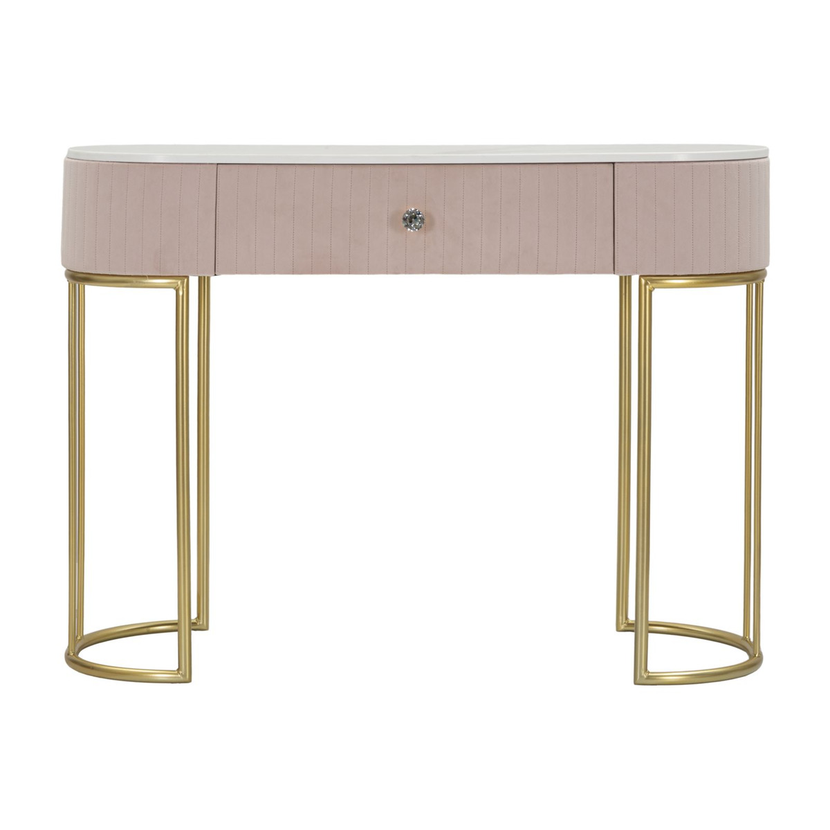 Kendra Home - Tavolo Consolle VKH616, Rosa, 100x40x75 cm
