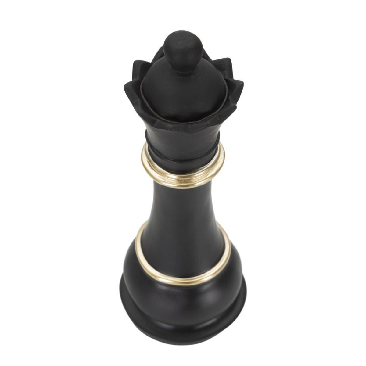 Kendra Home - Sculpture Chess 14, Black, 9x9x25,5 cm