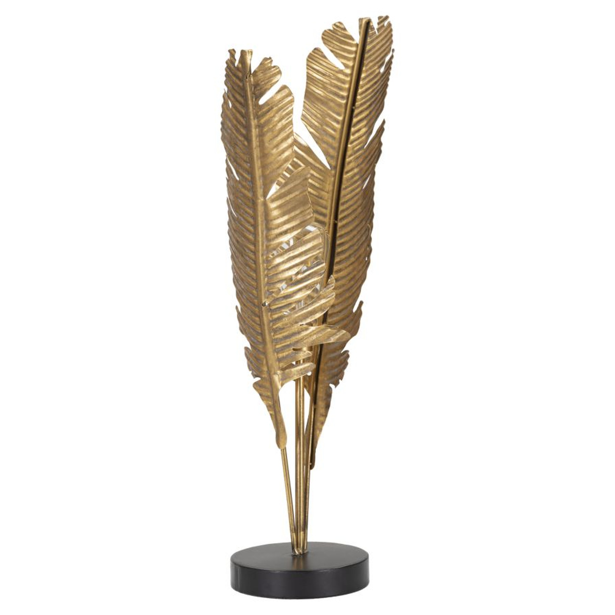 Kendra Home - Lampada da Tavolo Palma 1, Oro, 26x26x64 cm