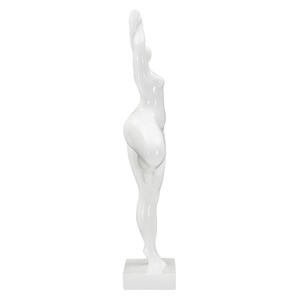 Kendra Home - Scultura VKH374, Bianco, 16x9x45,8 cm
