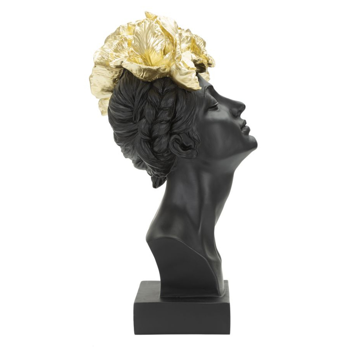 Kendra Home - Scultura VKH369, Nero, 21x20x36,5 cm