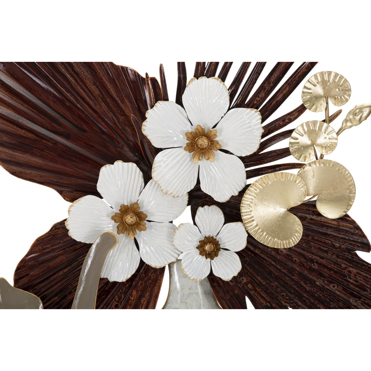 Kendra Home - Decorazione in Metallo 3D Gatti 3, Multicolore, 54,6x8,9x59,7 cm