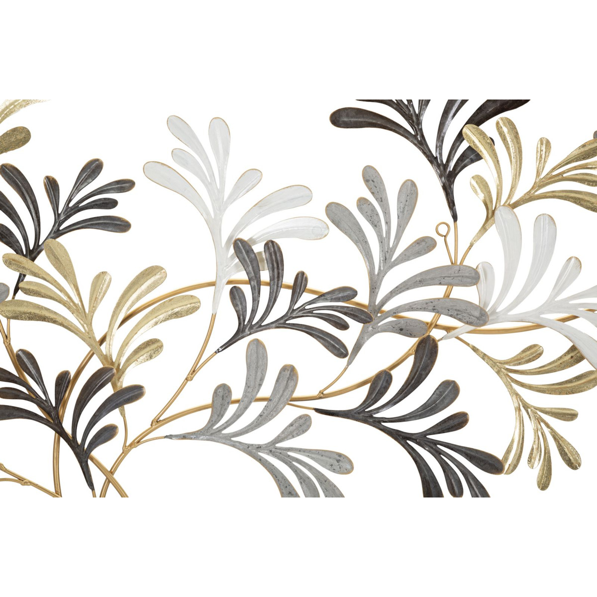 Kendra Home - Decorazione in Metallo 3D Fiori 22, Multicolore, 130,8x7,6x70,5 cm