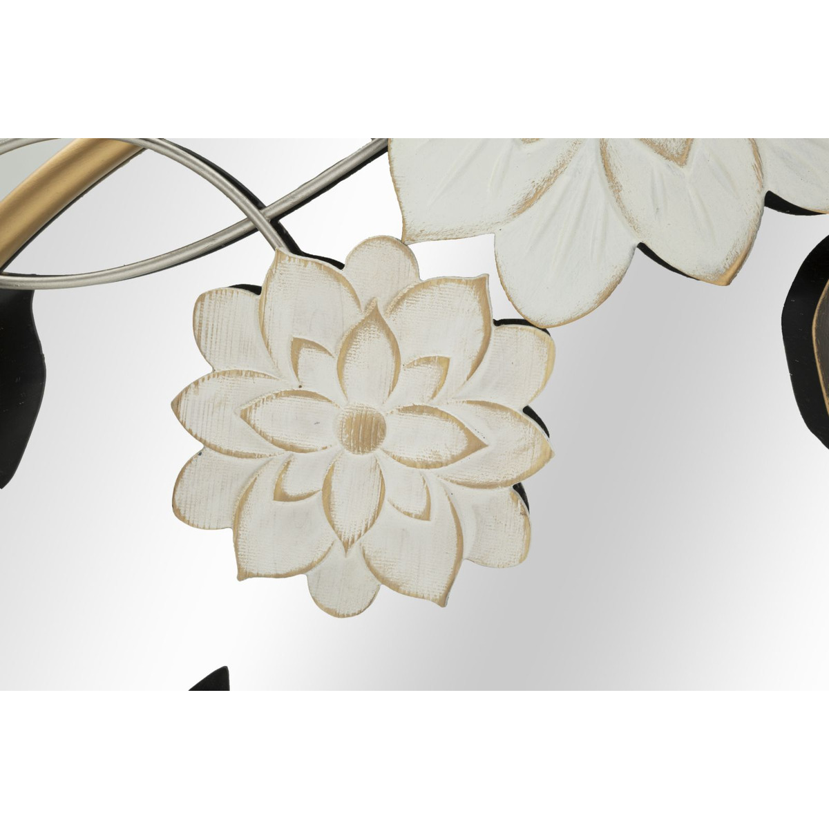 Kendra Home - Specchio con Cornice Geometrico 16, Multicolore, 74,9x7x66 cm