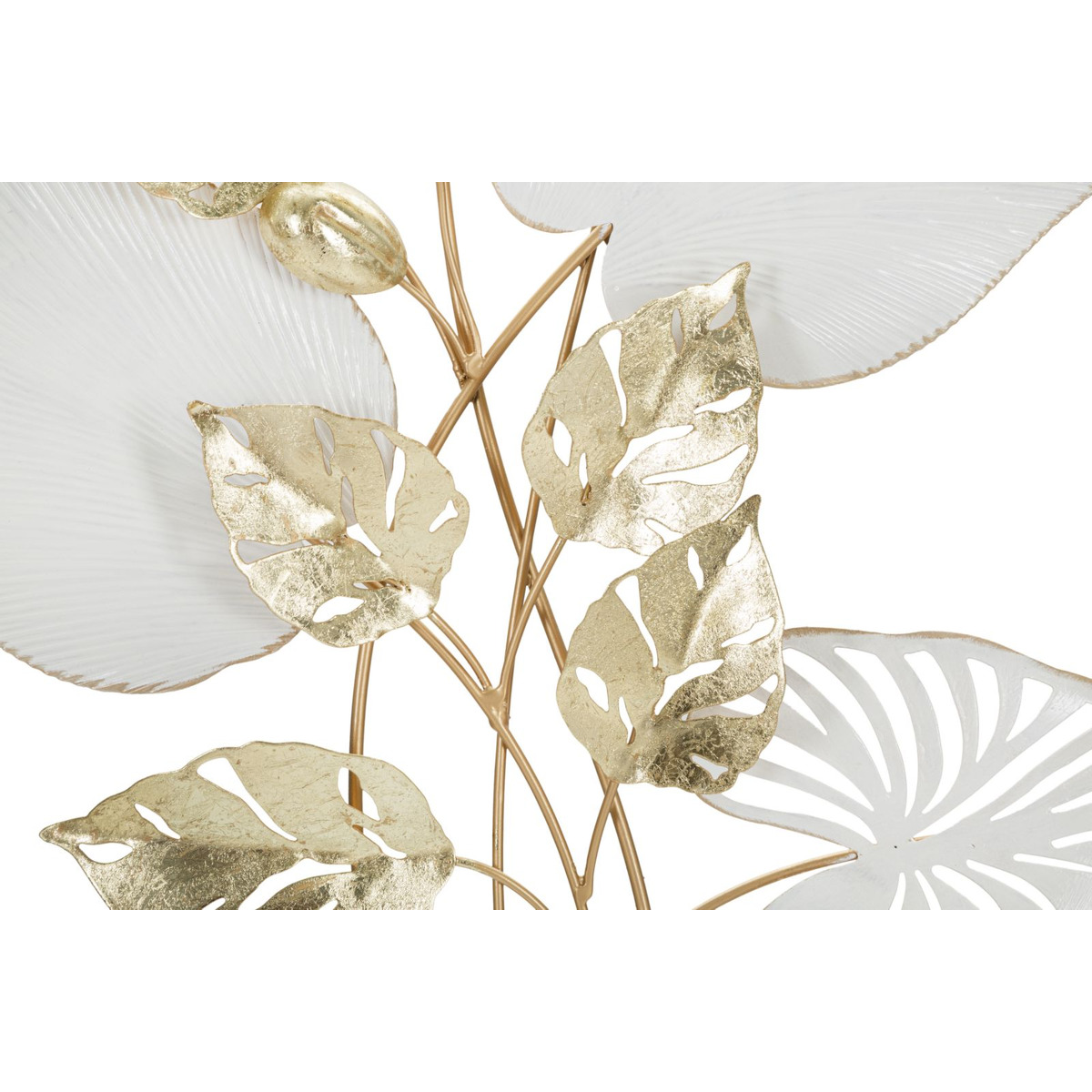 Kendra Home - Decorazione in Metallo 3D Fiori 32, Multicolore, 52,7x5,7x90,8 cm