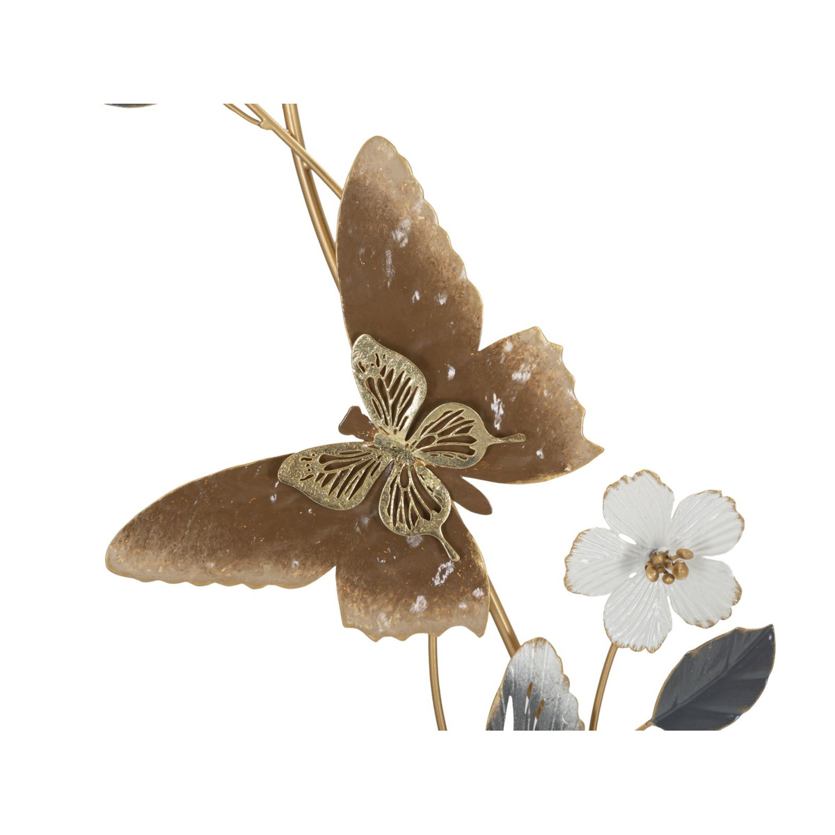 Kendra Home - Decorazione in Metallo 3D Farfalla 14, Multicolore, 45,1x5,1x87,6 cm