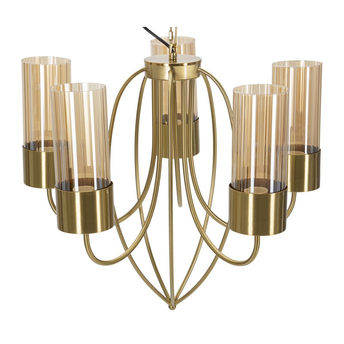 Kendra Home - Lampada a Sospensione VKH78, Oro, 60x60x103 cm