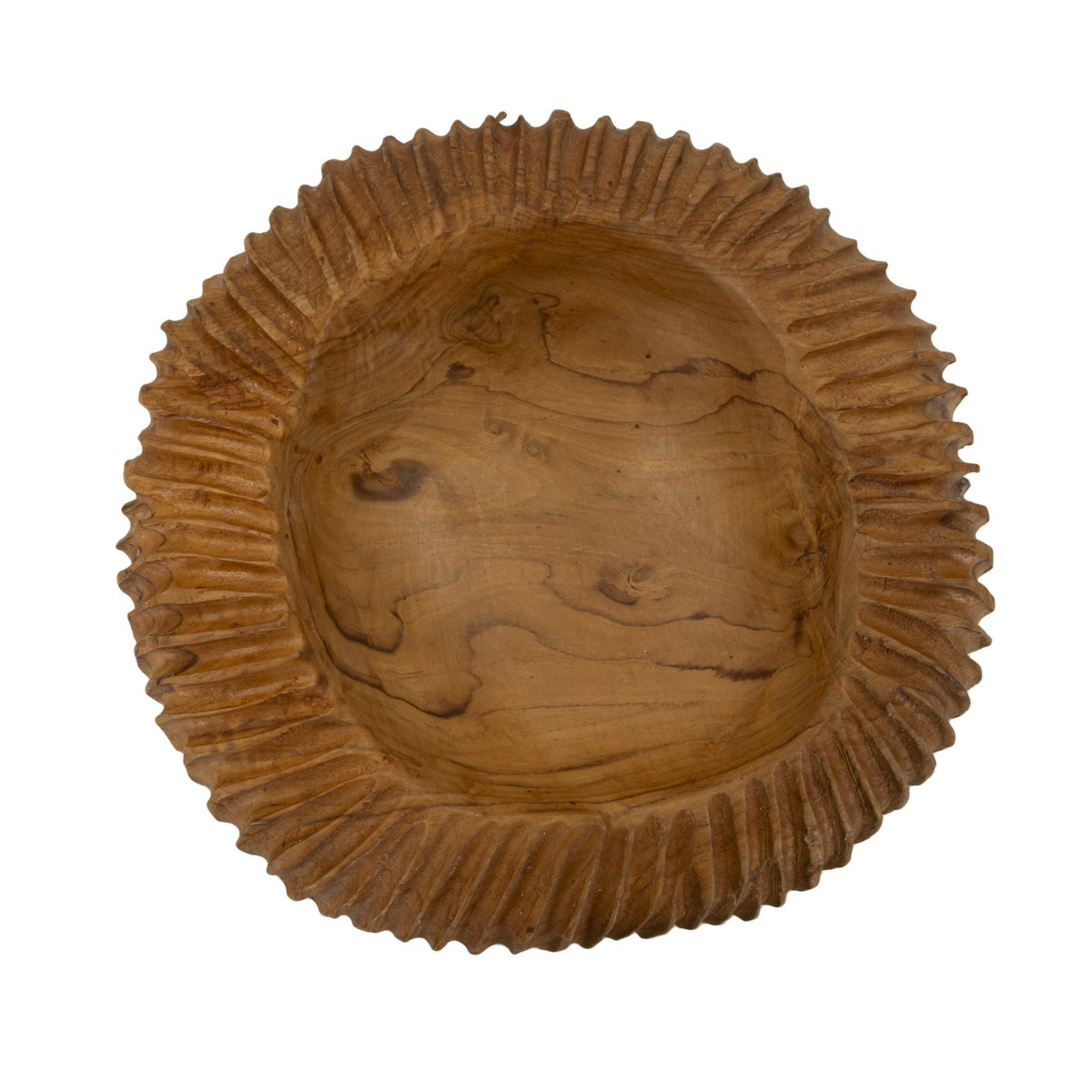 Kendra Home - Vassoio Natura 16, Marrone, 32x32x11 cm