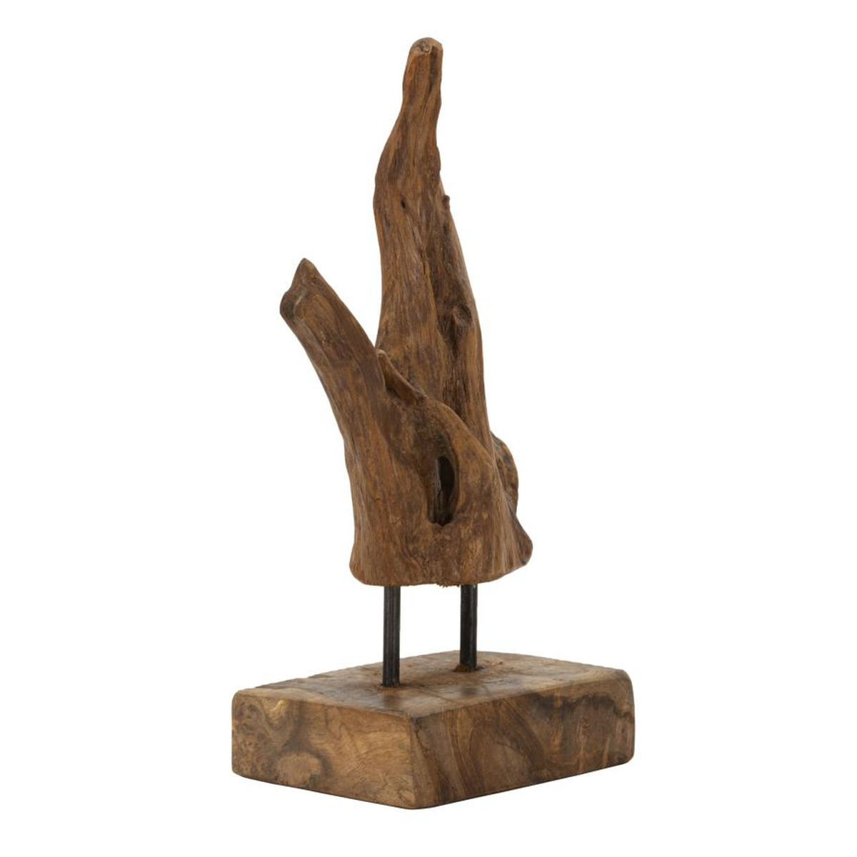 Kendra Home - Sculpture Root 4, Brown, 20x11x34 cm