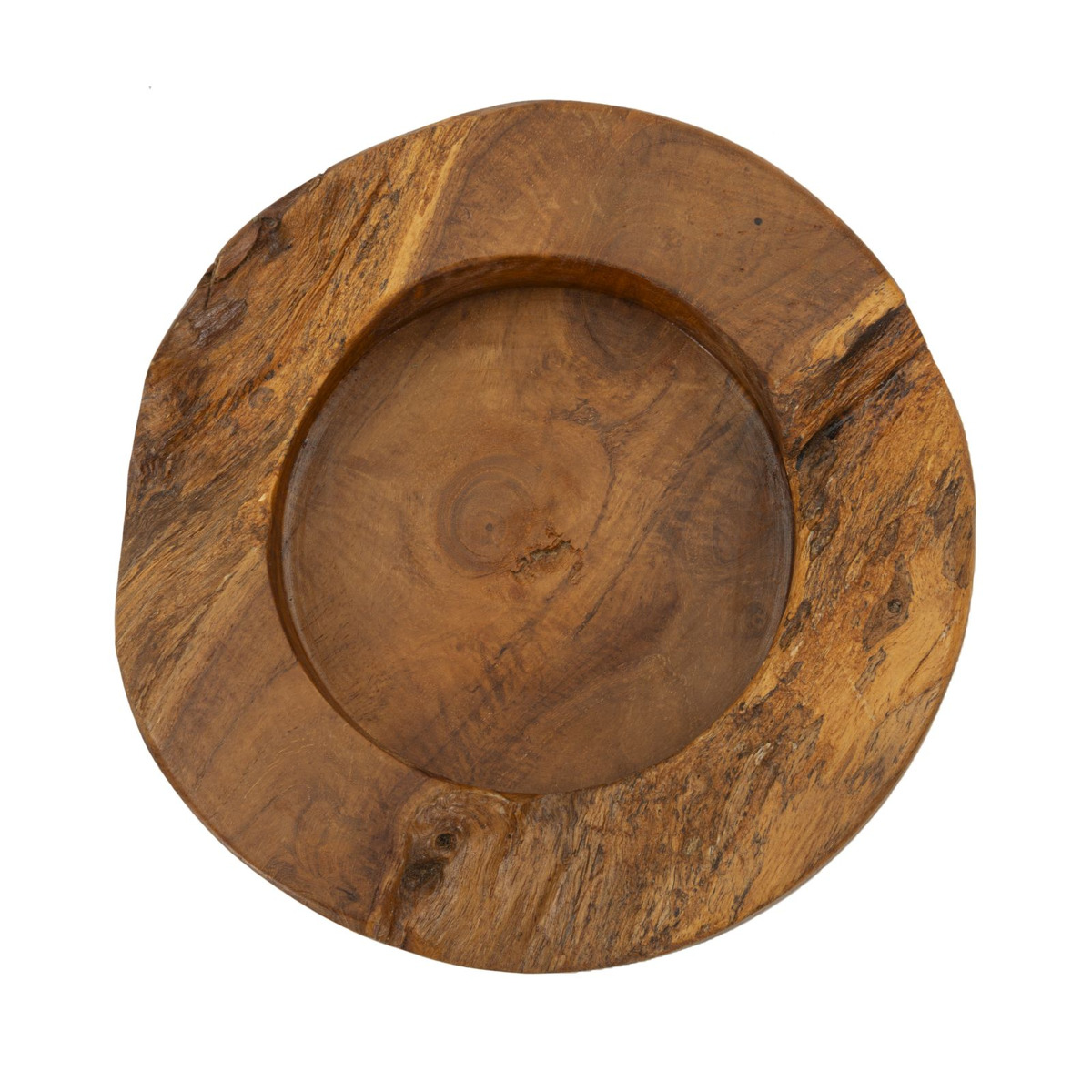 Kendra Home - Tray Natura 26, Brown, 21x21x6 cm