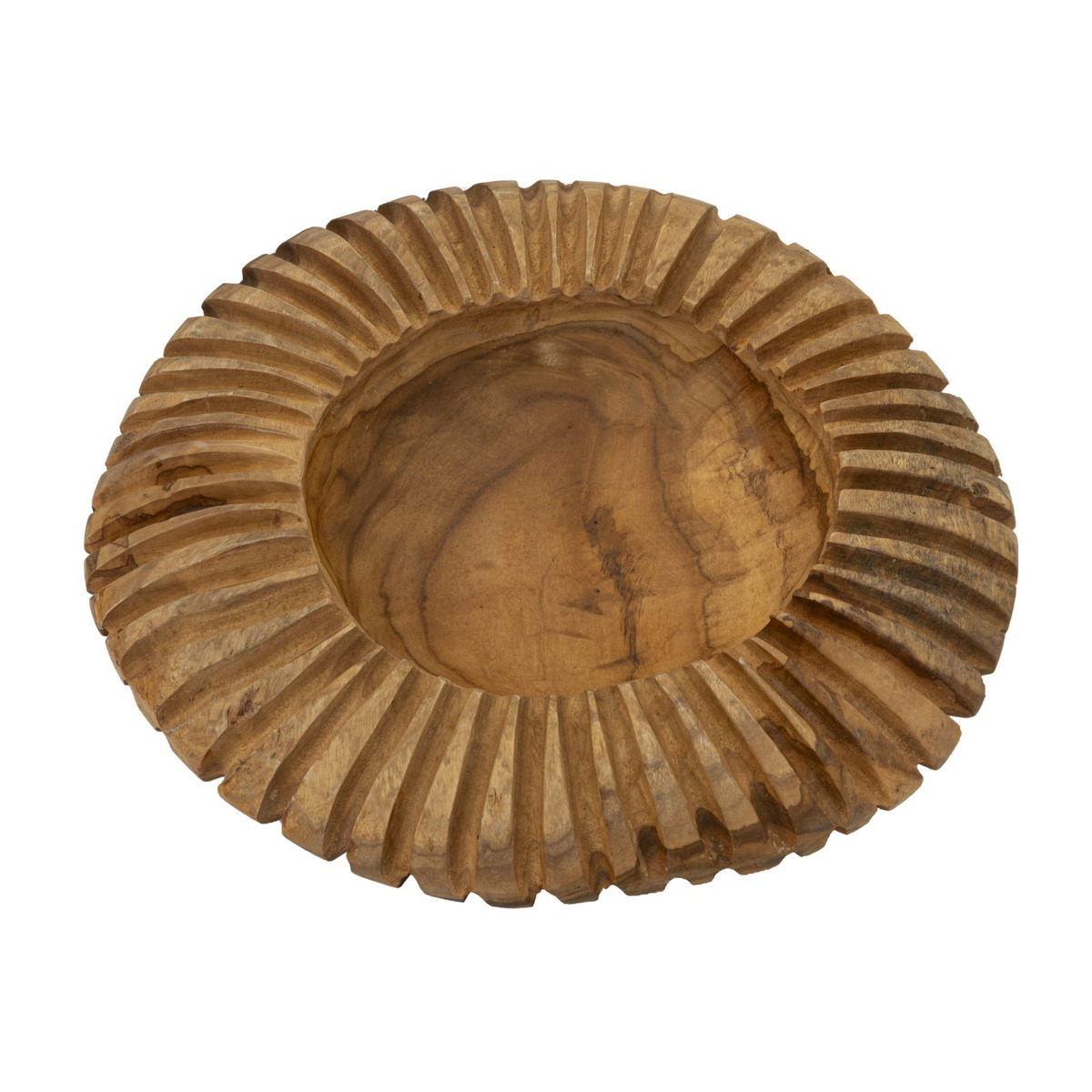 Kendra Home - Vassoio Natura 20, Marrone, 35x35x7 cm