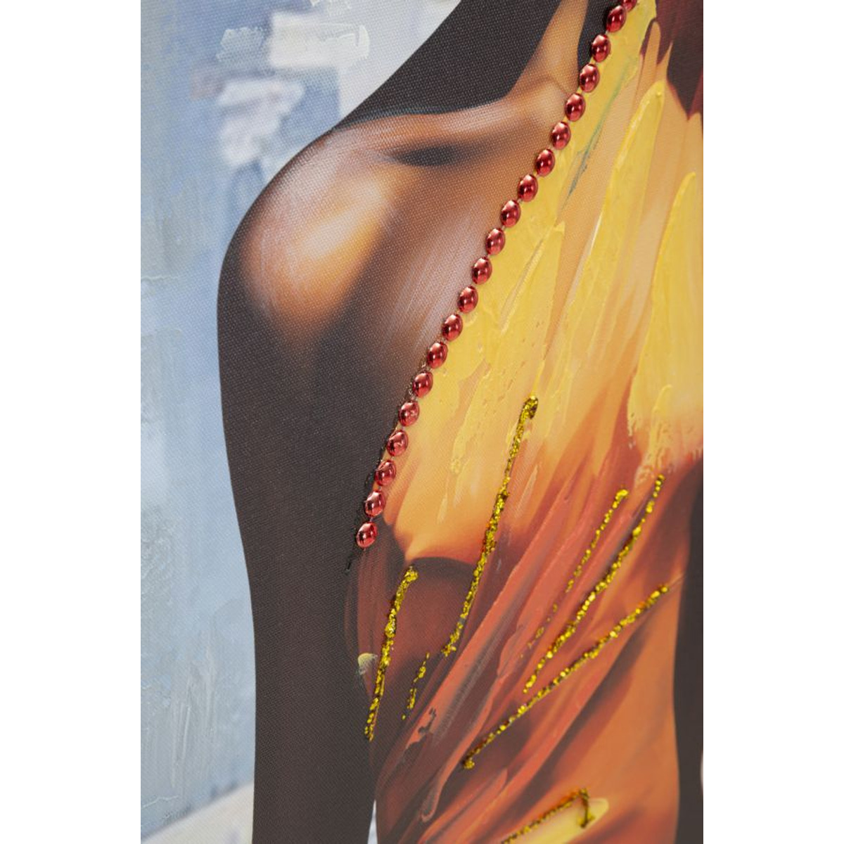 Kendra Home - Stampa su Tela Africa 19, Multicolore, 52x4,5x152 cm