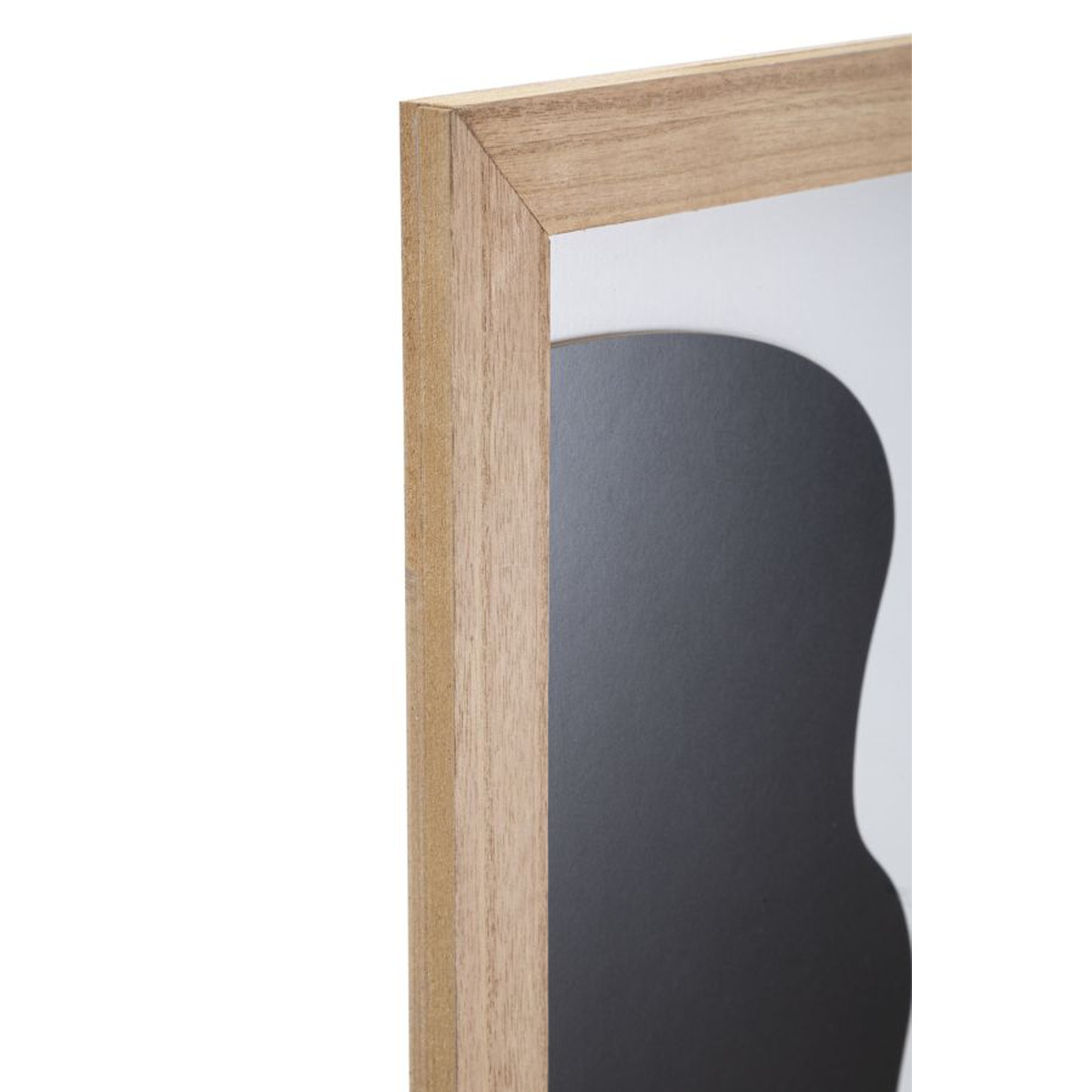 Kendra Home - Decorazione in Metallo e Legno Geometrico 6, Multicolore, 60x2x80 cm