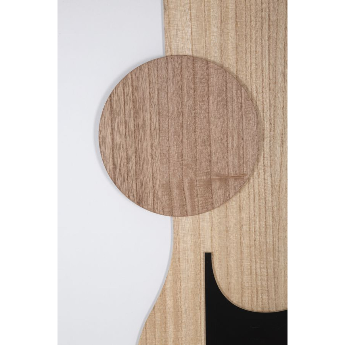 Kendra Home - Decorazione in Metallo e Legno Geometrico 7, Multicolore, 60x2x80 cm