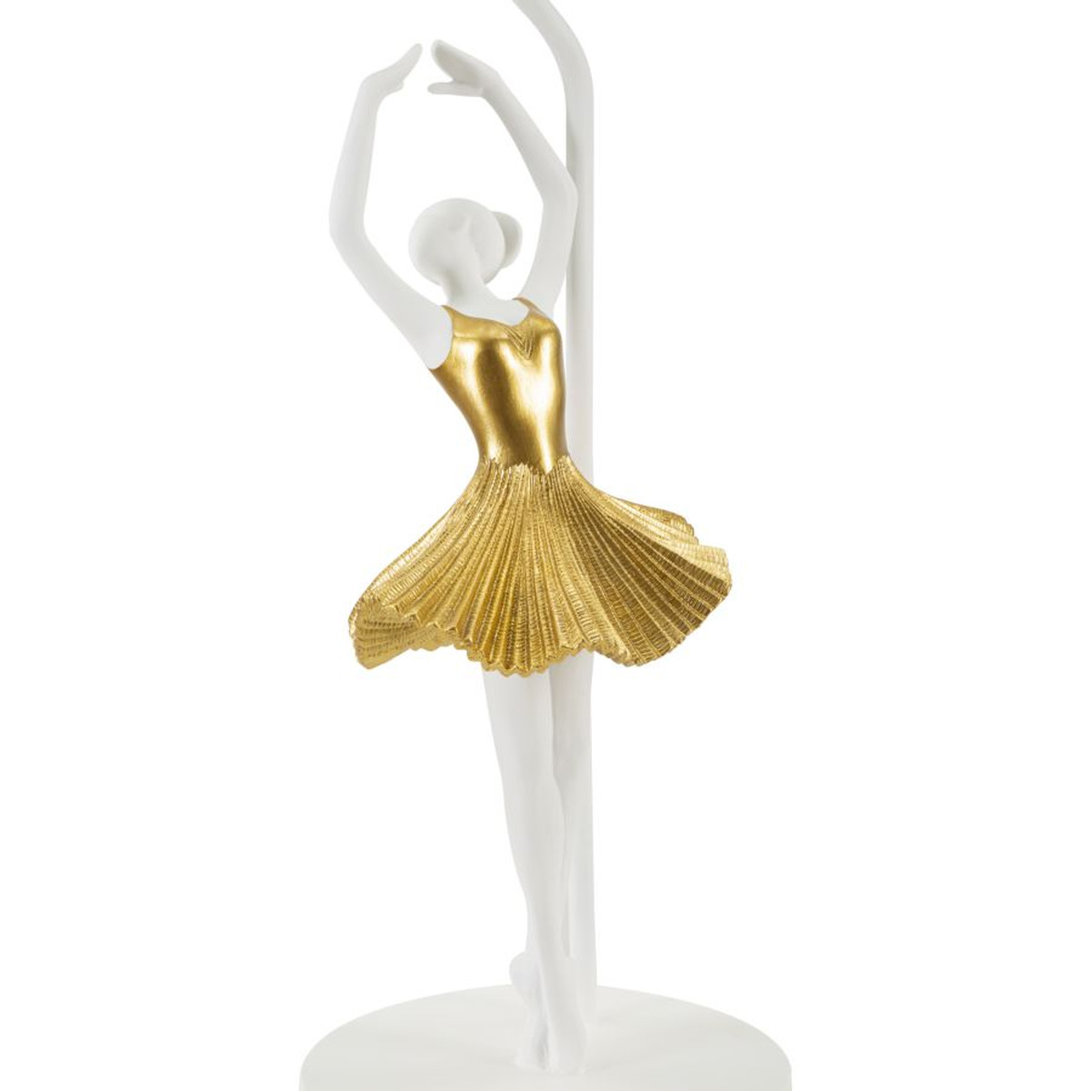 Kendra Home - Lampada da Tavolo Ballerina 3, Oro, 28x28x64 cm