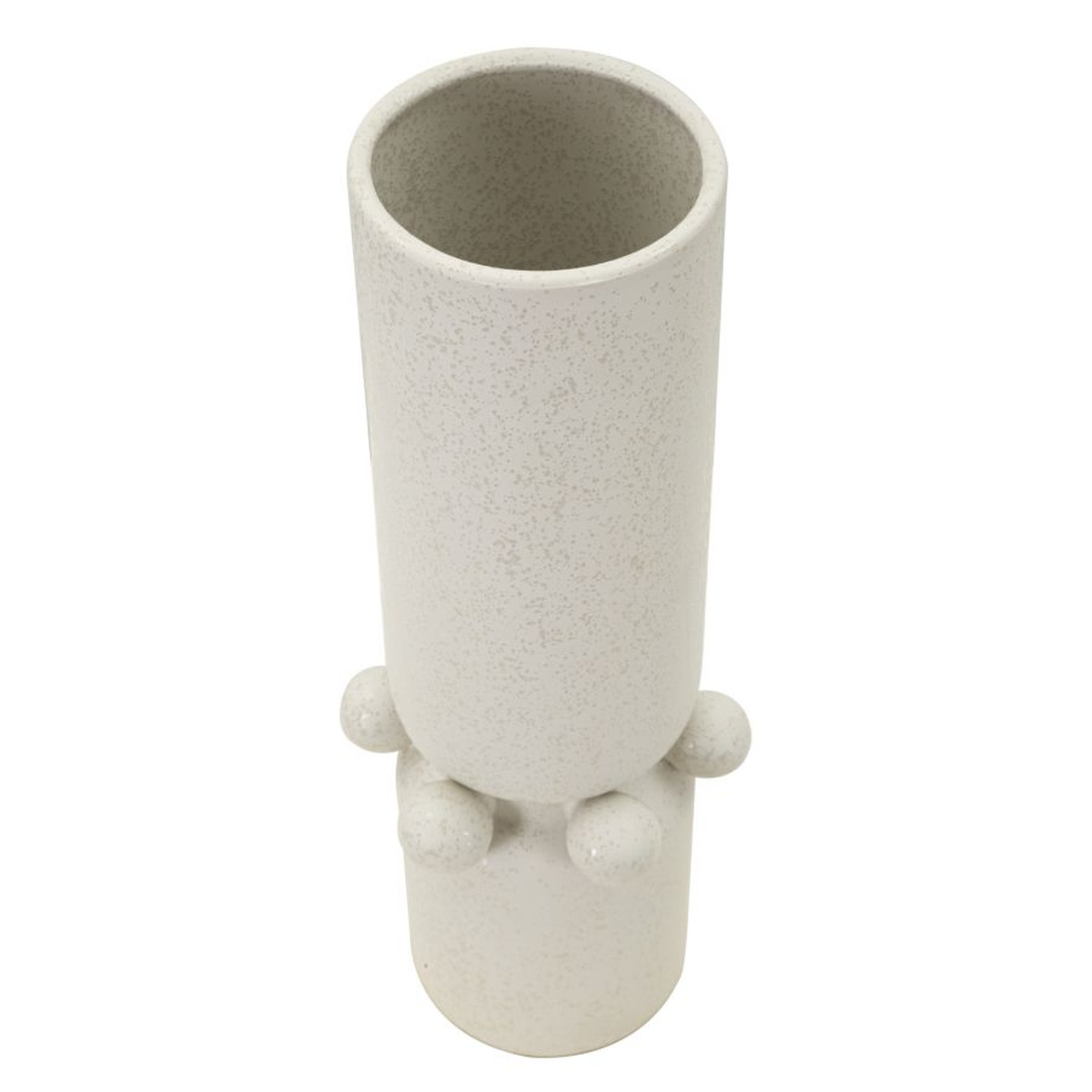 Kendra Home - Vaso Decorativo VKH638, Beige, 15,5x15,5x41 cm