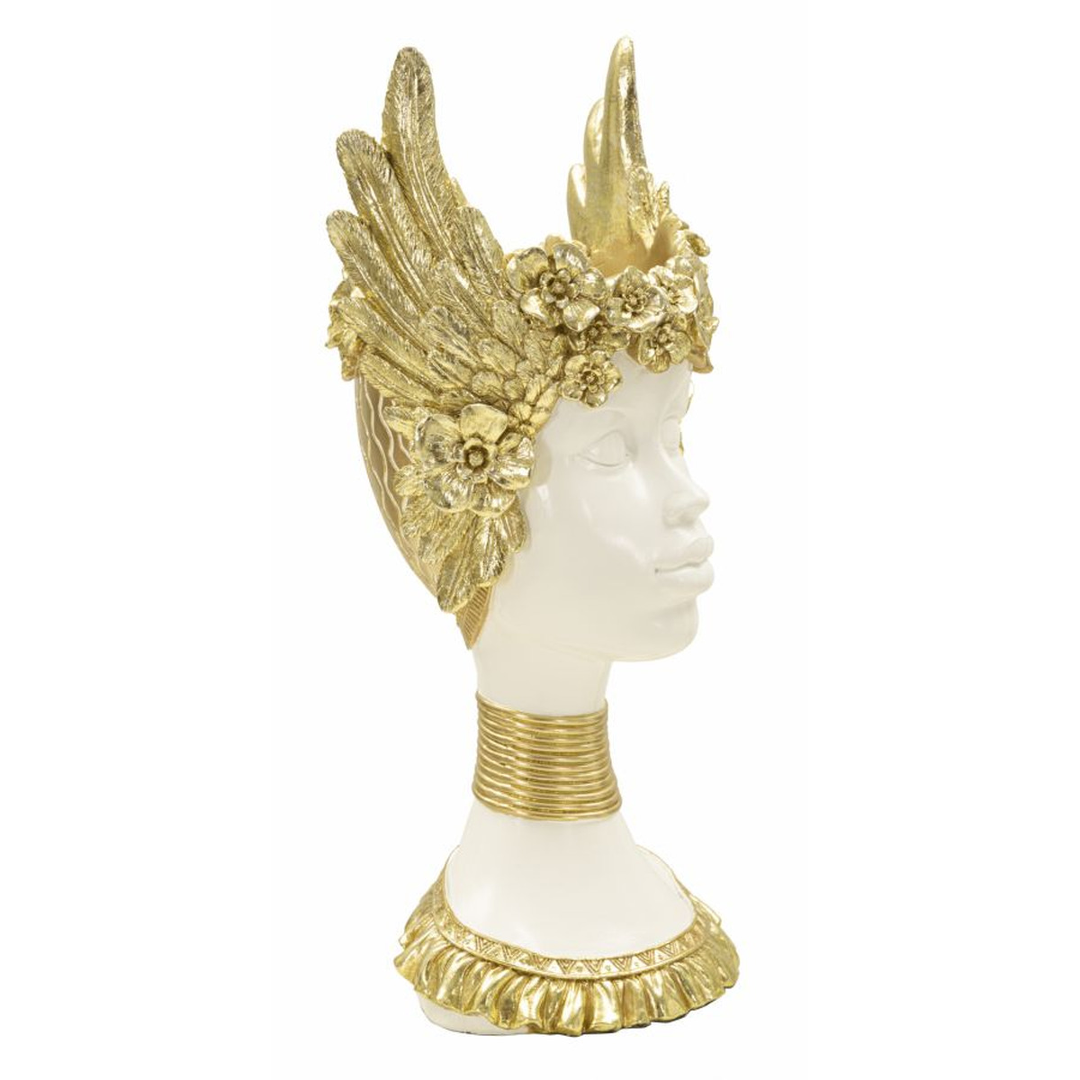 Kendra Home - Sculpture Icarus 1, Gold, 17,5x17x38 cm