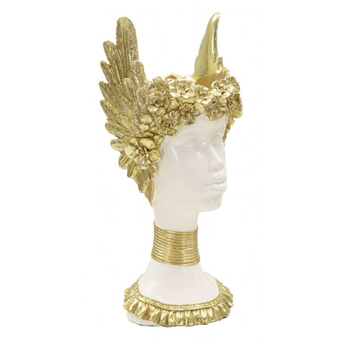 Kendra Home - Sculpture Icarus 2, Gold, 15x14,5x32 cm