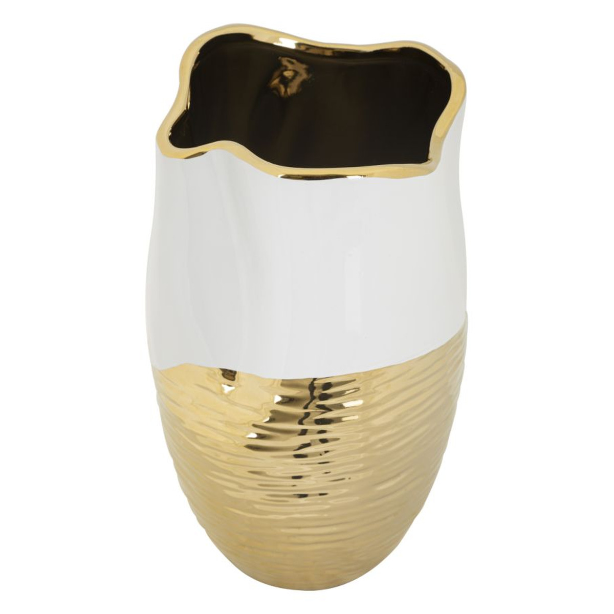 Kendra Home - Vaso Decorativo VKH631, Oro, 20x20x35 cm