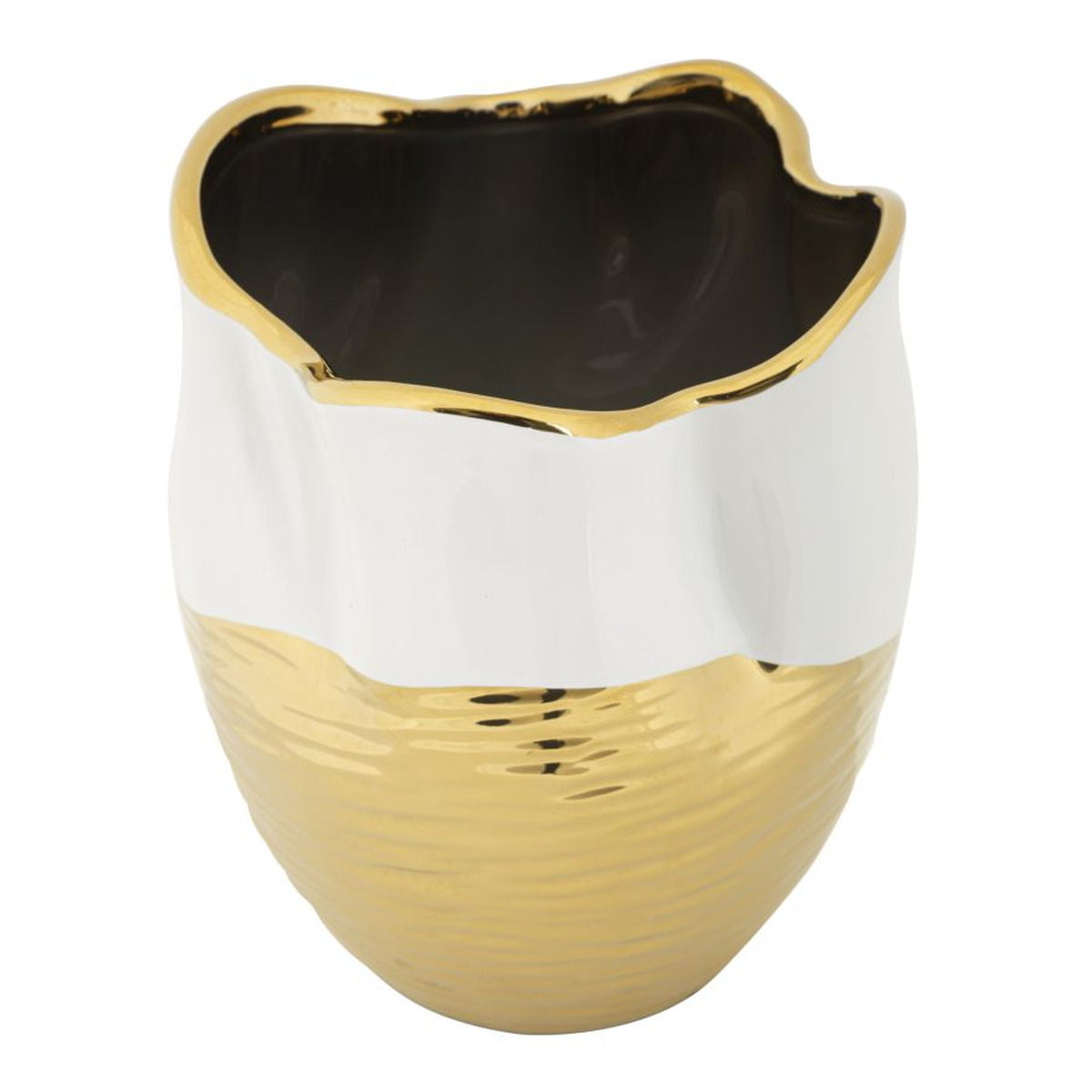 Kendra Home - Vaso Decorativo VKH639, Oro, 20x20x25 cm