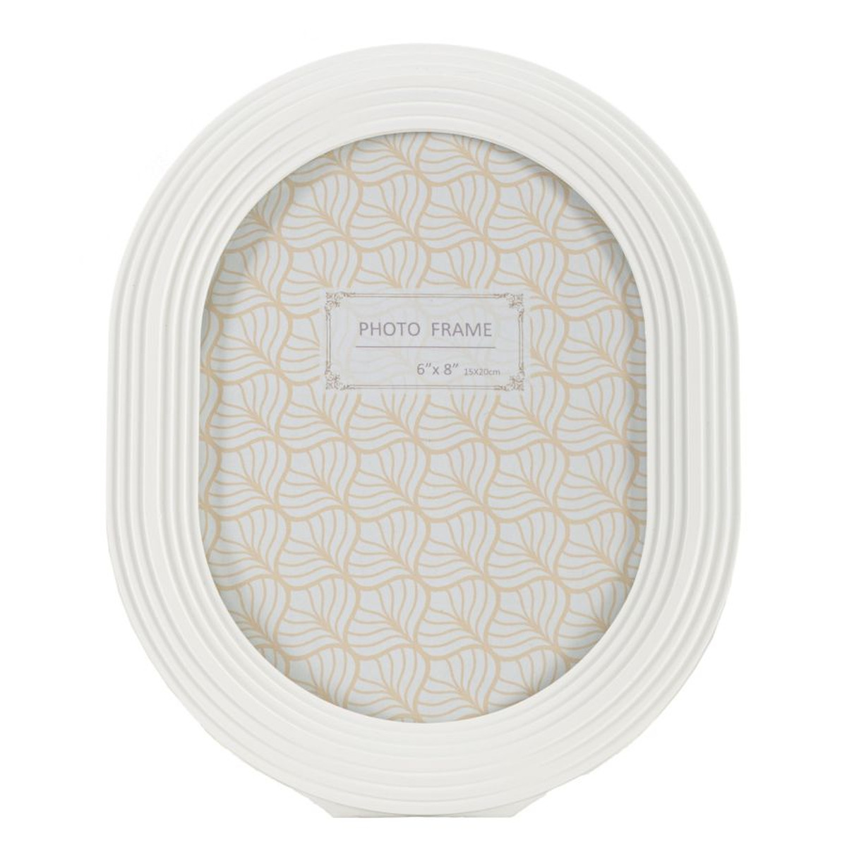 Kendra Home - Portafoto Olistic 54, Bianco, 20x2x25 cm